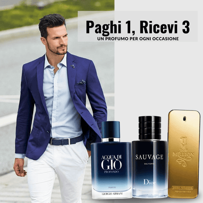 Paghi 1, ricevi 3 Profumi 100ml - Il set perfetto Offerte